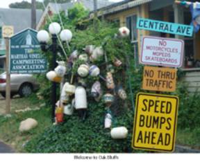 Oak Bluffs confusing traffic signs