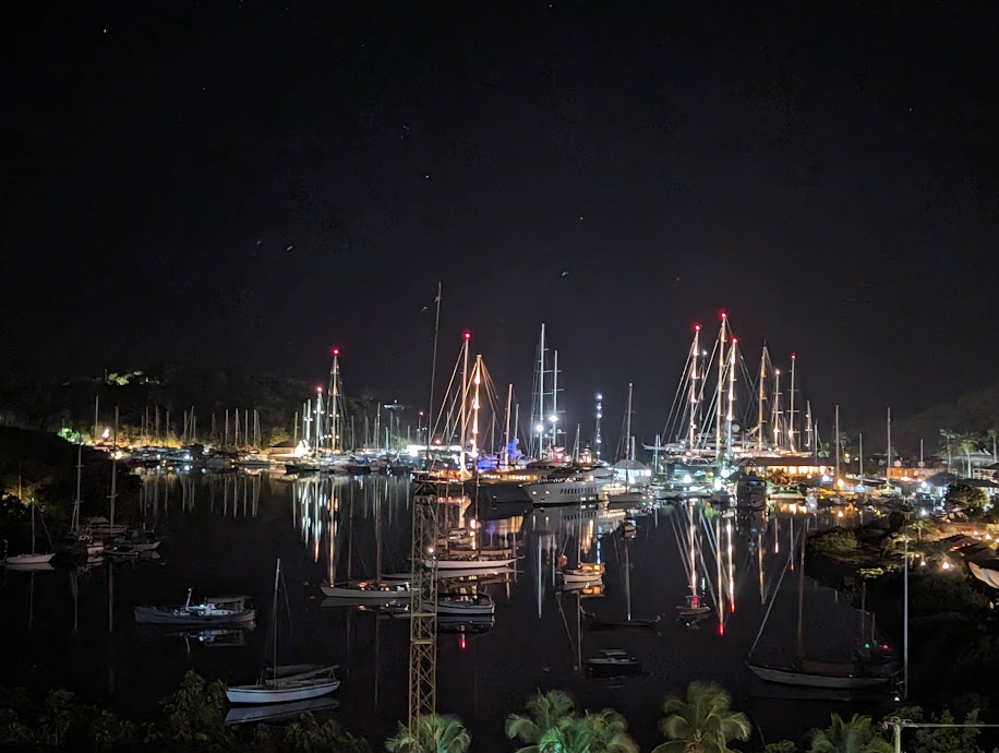 Nelson's Dockyard at Night